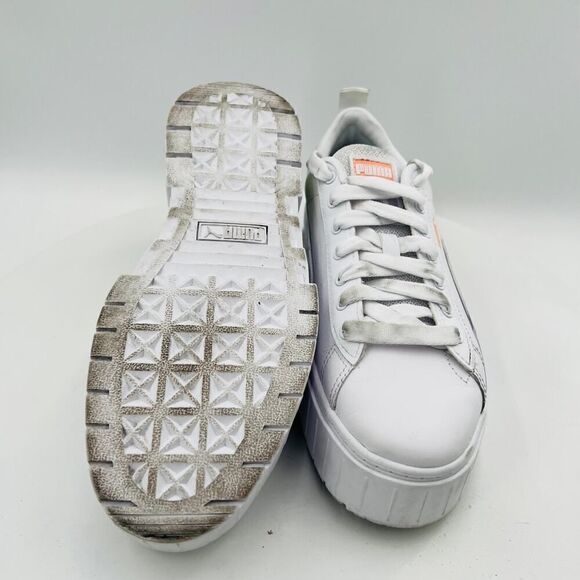 Puma Mayze Chunky Sneakers In White-Multi-Lilac Shoes Size 8.5 - Picture 12 of 12